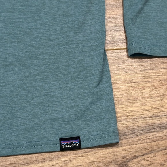 Patagonia Capilene Cool Daily Graphic Hooded Shirt Sun Hoody in Blue Size XL - Picture 7 of 12